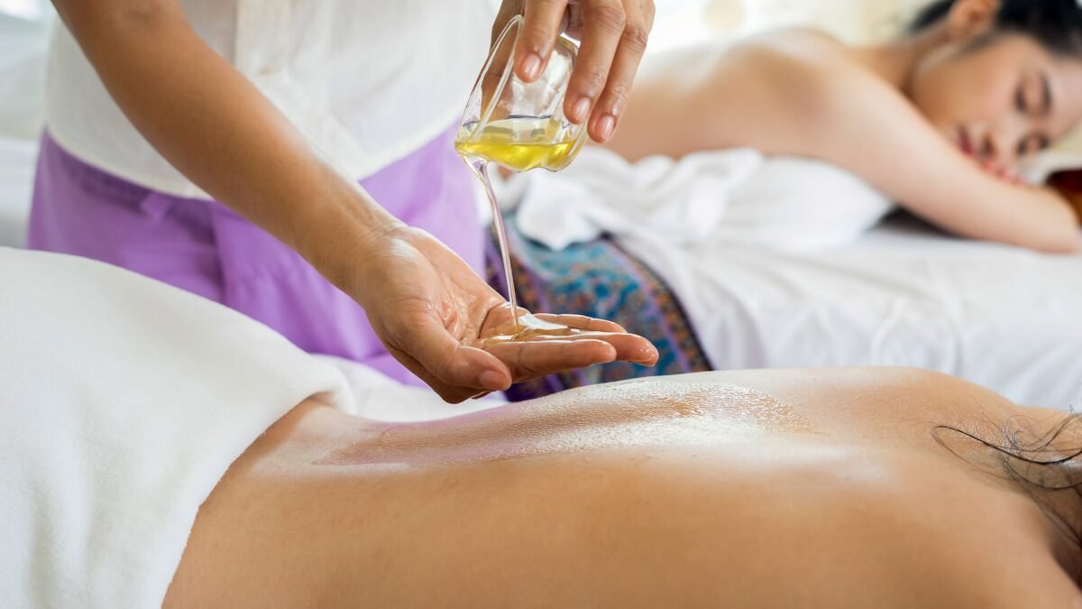 Coconut Oil Massage